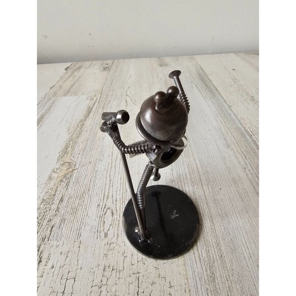 Kalifano frog singer band musical metal art figurine screws bolts‎ unique statue - Picture 3 of 7